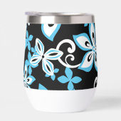 MOTIF ALOHA HAWAII EN NOIR/BLEU (Droite)