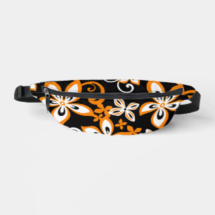 MOTIF ALOHA HAWAII EN NOIR/ORANGE