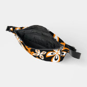 MOTIF ALOHA HAWAII EN NOIR/ORANGE (Ouvrir)