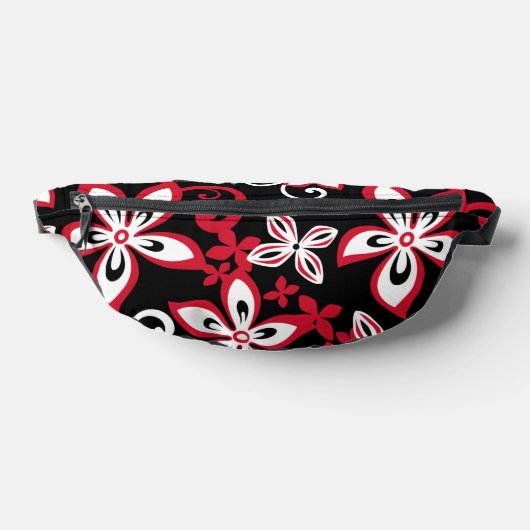 MOTIF ALOHA HAWAII EN NOIR/ROUGE (Poser)