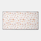 Motif Alphabet arc-en-ciel amusant (Recto)