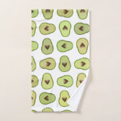 Motif amusant et fantaisiste de fruit sain pour le (Serviette à main)
