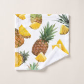 Motif ananas (Gant de toilette)