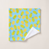 Motif Ananas Océan (Gant de toilette)