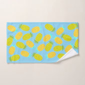 Motif Ananas Océan (Serviette à main)