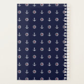 Motif Ancre Rouge Blanc Et Bleu (Dos)