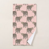 Motif animal chic et branché Leopard (Serviette à main)