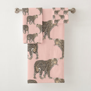 Motif animal de léopard chic à la mode