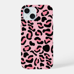 Motif animal léopard rose moderne