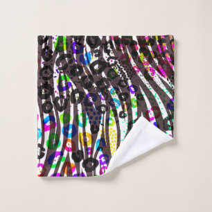 Motif animal multicolore funky couleurs vives