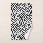 Motif animal noir blanc Zebra (Serviette à main)
