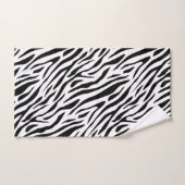 Motif animal noir blanc Zebra (Serviette à main)