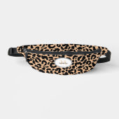 Motif animal Nom Customisé Voyage Noir Brown (Recto)