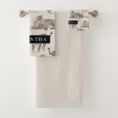 Motif animal sauvage de la Jungle Leopard (En situation)