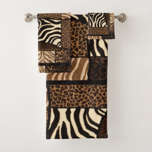 Motif animalier africain patchwork • Audacieux et  (En situation)