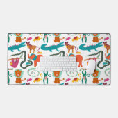 Motif Animaux Abstraits Colorés Enfants (Clavier et souris)