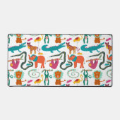 Motif Animaux Abstraits Colorés Enfants (Recto)