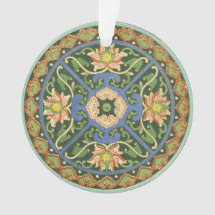 Motif antique cloisonné chinois : Vert Jade
