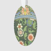 Motif antique cloisonné chinois : Vert Jade (devant)