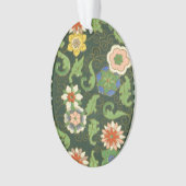 Motif antique cloisonné chinois : Vert Jade (devant)