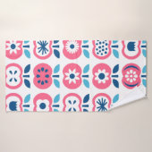Motif Apple sans soudure. Ensemble d'applications  (Serviette de bain)