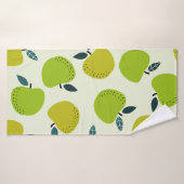 Motif Apple sans soudure. Illustration du thème de (Serviette de bain)