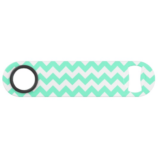 Motif Aquamarine Zigzag personnalisable (Dos Horizontal)