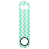 Motif Aquamarine Zigzag personnalisable (Devant)