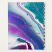 Motif aquarelle d'agate abstraite (Dos)