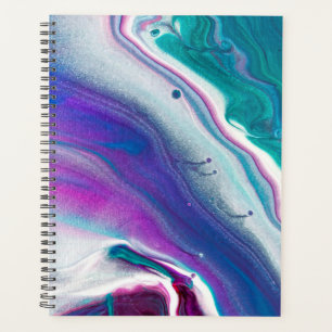 Motif aquarelle d'agate abstraite