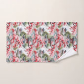 Motif aquarelle de pagode chinoise (Serviette à main)