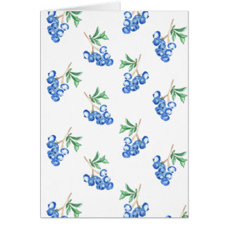 Motif aquarelle myrtilles