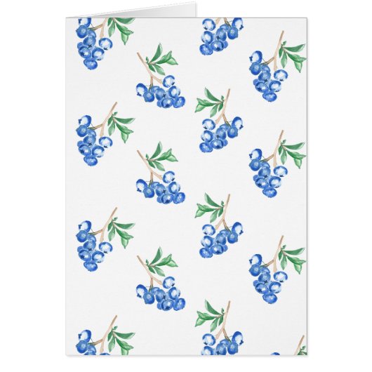 Motif aquarelle myrtilles (Devant)