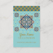 Motif arabe - Carte d'entreprise (Devant)