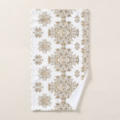 Motif arabe d'or (Serviette à main)
