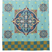 Motif arabe - Rideau de douche (Devant)