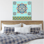 Motif arabe - Toile enveloppée (Insitu(Chambre))