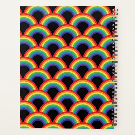 Motif arc-en-ciel coloré (Dos)