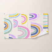 Motif arc-en-ciel couleur mignon dans Bright Paste (Serviette à main)