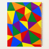 Motif arc-en-ciel polygone (Dos)