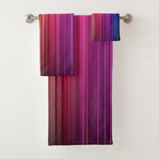 Motif arc-en-ciel vertical acrylique coloré| (En situation)