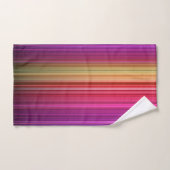 Motif arc-en-ciel vertical acrylique coloré| (Serviette à main)