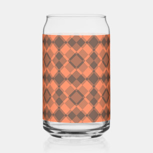 Motif Argyle à carreaux marron corail