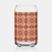 Motif Argyle à carreaux marron corail (Droite)