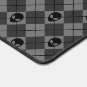 Motif Argyle Alien Noir et Gris (Coin)