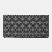 Motif Argyle Alien Noir et Gris (Recto)