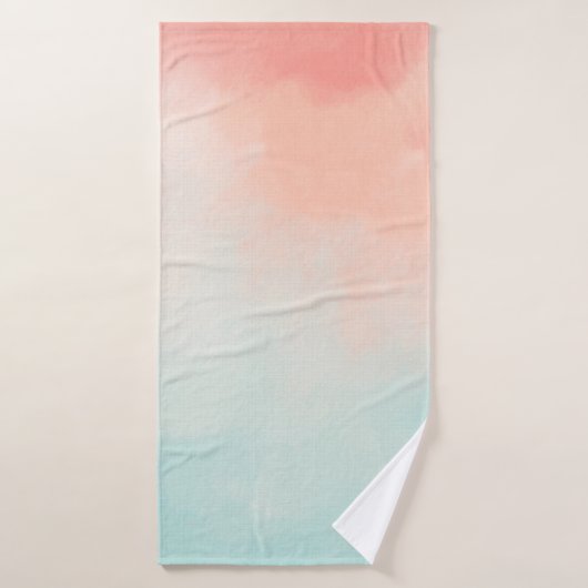 motif Arrière - plan aquarelle (Serviette de bain)