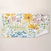 Motif arrière - plan fleurie sans couture. (Serviette de bain)