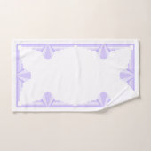 Motif Art déco à Lilac (Serviette à main)
