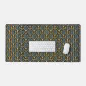 Motif Art Déco avec des formes géométriques dorées (Clavier et souris)